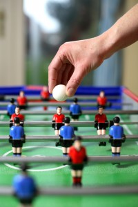 How to play foosball