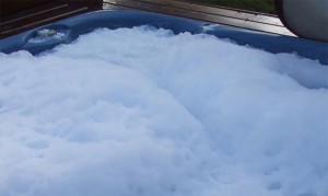 hot tub foam