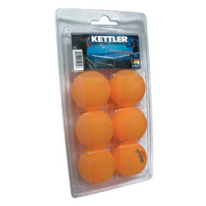 Kettler #3 Star Balls (orange) - 6 pack (7223-200)