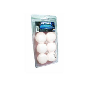 Kettler #3 Star Balls (white) - 6 pack (7222-100)