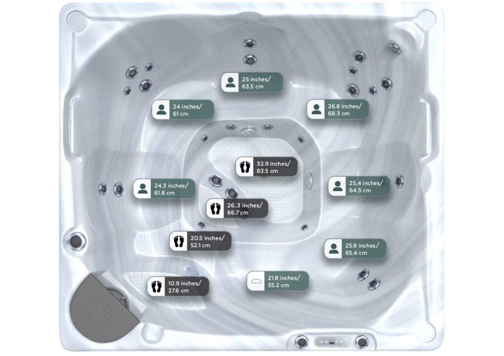 6 Person Hot Tub 360 Hybrid & Leep Canada