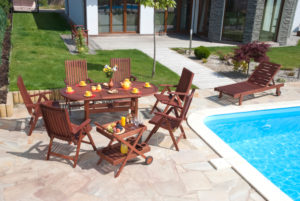 Pool patio furniture