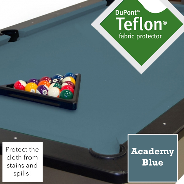 Academy Blue 51 Teflon Billiard Felt Oakville Home Leisure