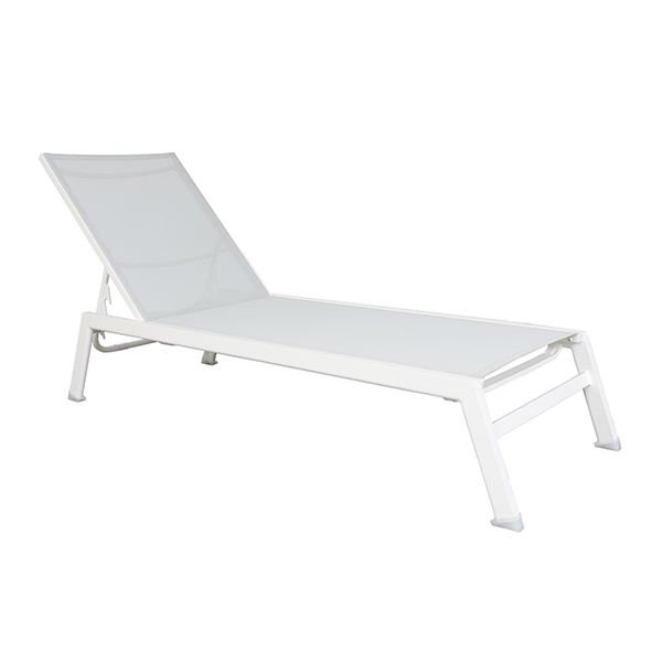 Element Chaise Gray on White (Set of 2)