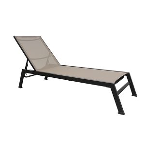 Element Chaise Pebble on Black (Set of 2)
