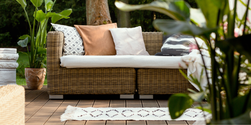 Outdoor Rug on patio - 7 Outdoor Rug Styles That Are Hot This Summer
