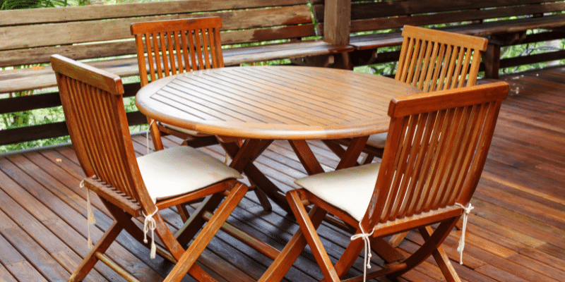 Teak is One of the Best Materials for Outdoor Living Space