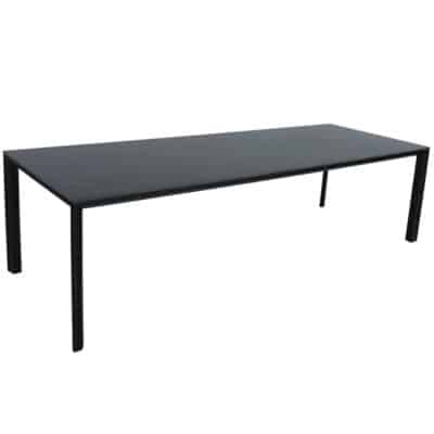 Origin 110″ x 40″ Dining Table - Black on Black