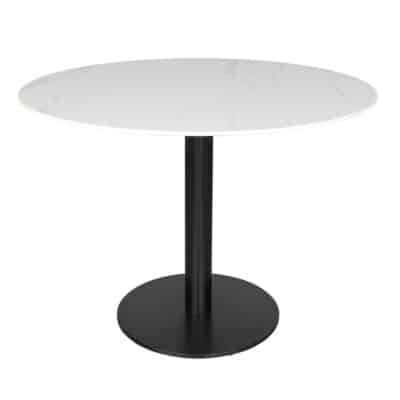Origin 48″ Bar Table - White on Black