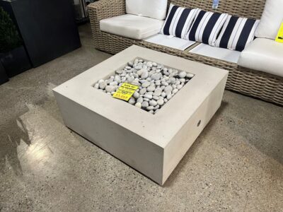 Dekko Alea 40" Fire Pit - Limestone