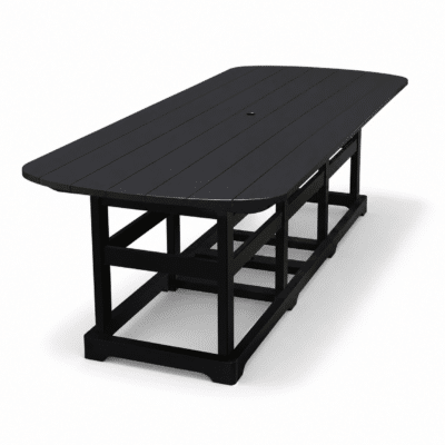 Rosseau 8' Deluxe Dining Table Semi Oval
