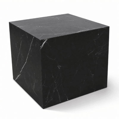 Nova 20" Side Table - Royal Black
