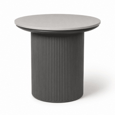 Roman 24" Side Table - Nuage on Storm